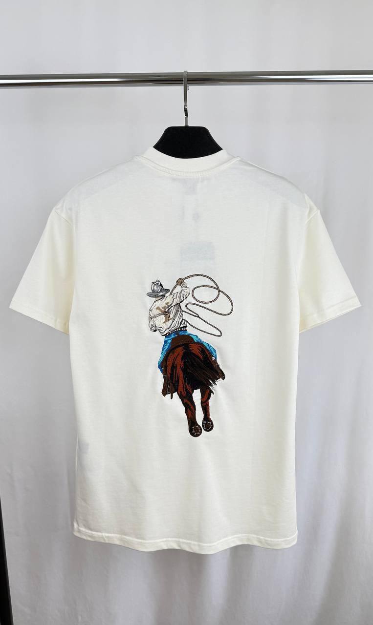 Louis Vuitton Graphic Cotton Crewneck T-Shirts in 2 Colors UK Reps AAA Quality