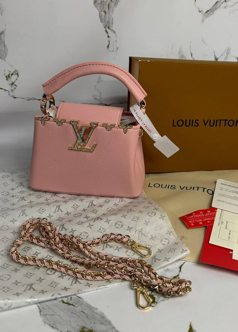 Louis Vuitton Taurillon Leather Bags Womens Pink UK Reps AAA Quality