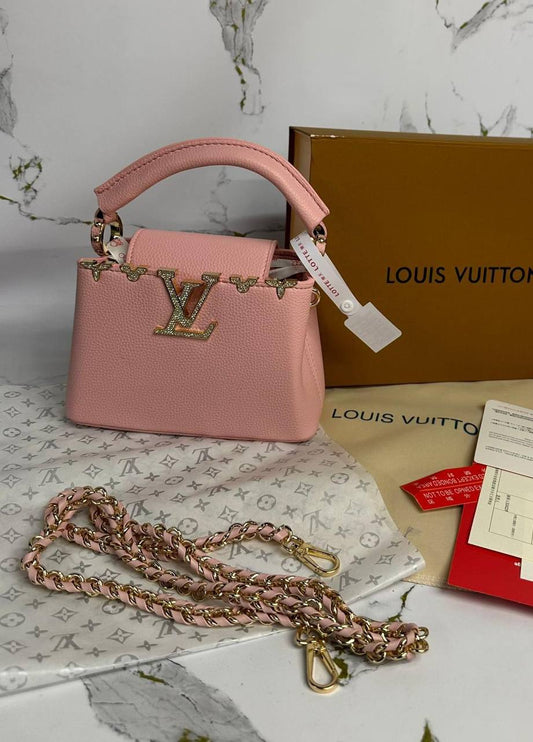 Louis Vuitton Taurillon Leather Bags Womens Pink UK Reps AAA Quality