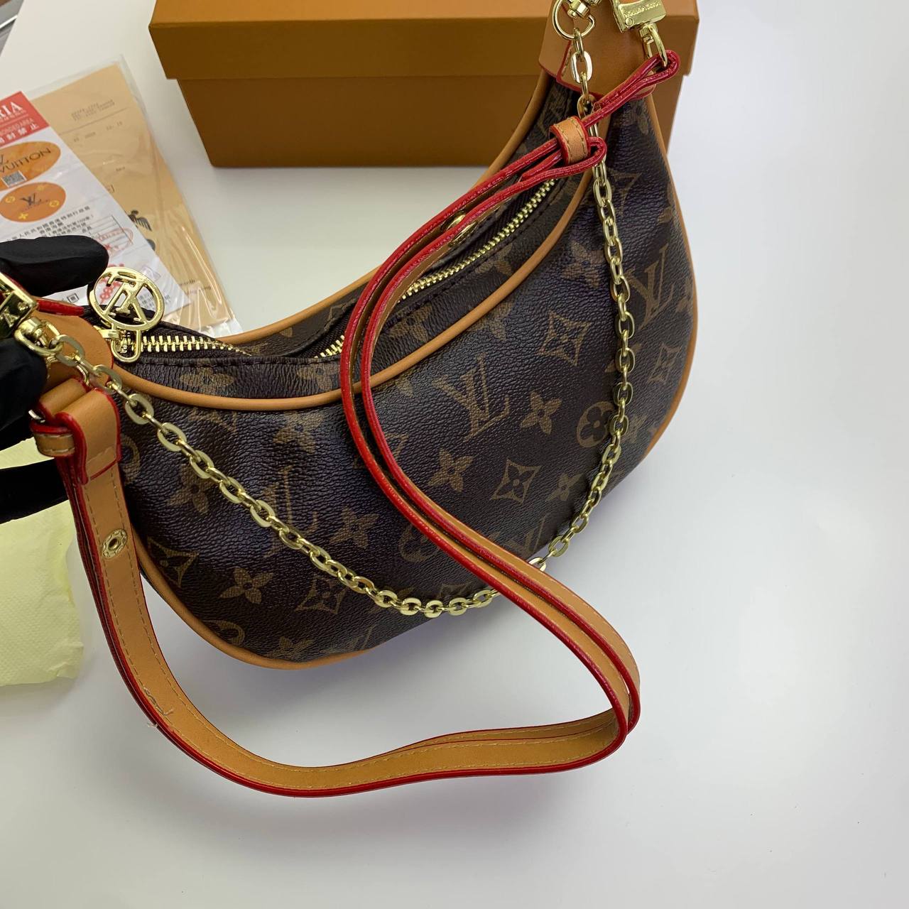 Louis Vuitton Croissant Monogram Bags Womens UK Reps AAA Quality