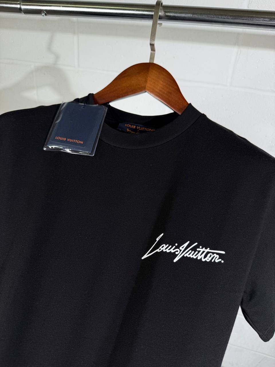 Louis Vuitton Pumpkin Print Cotton T-Shirts Mens in 2 Colors Best Sale UK Reps AAA Quality