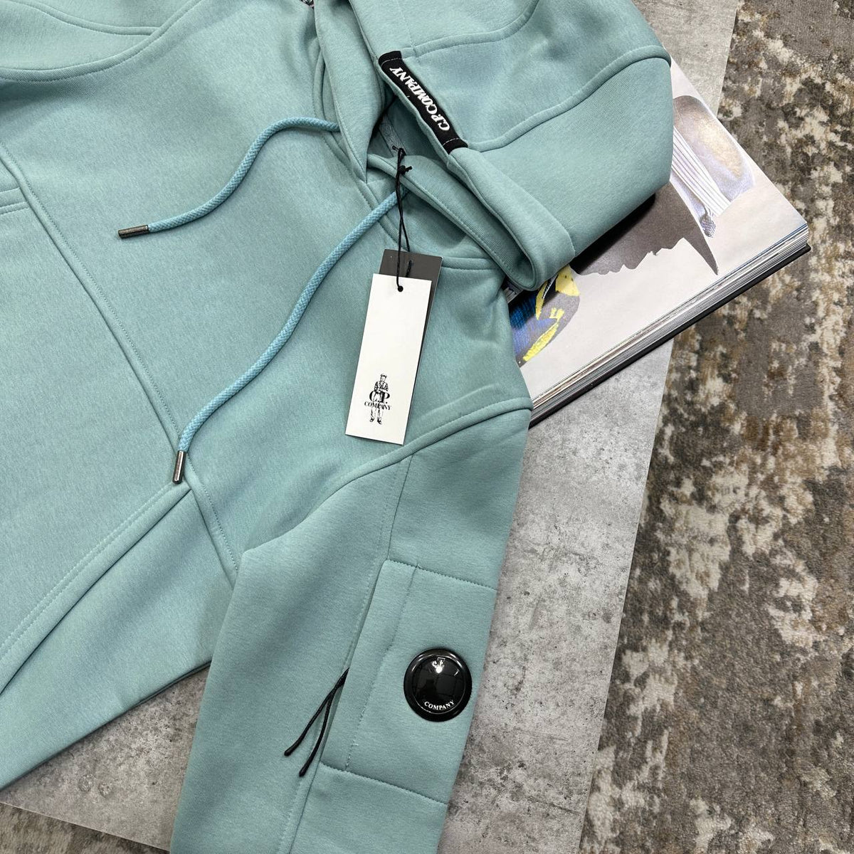 C.P. Company Diagonal Raised Hoodie Mens UK Reps Superclone Quality