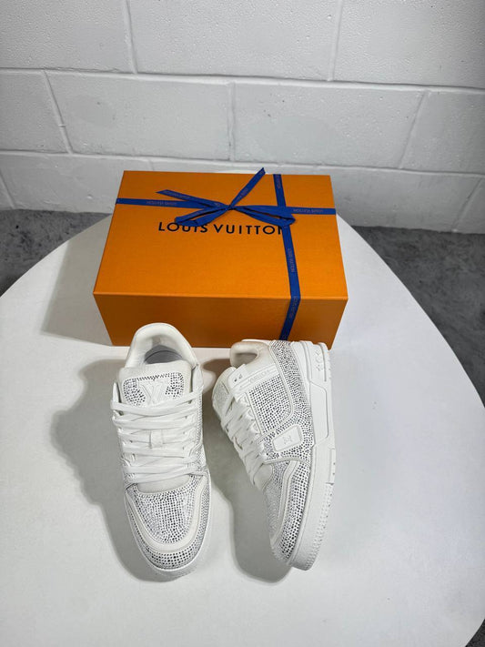 Louis Vuitton LV Maxi Breathable Casual  White Trainers Mens Trendy Best Sale UK Reps AAA Quality
