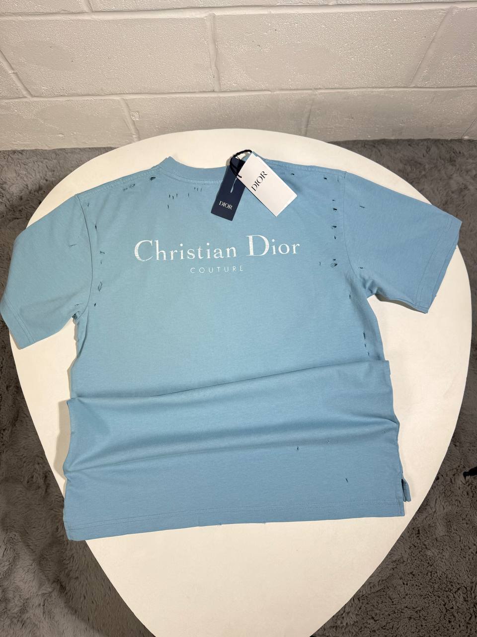Christian Dior Couture T-Shirts Relaxed Fit in 2 Colors UK Reps AAA Quality