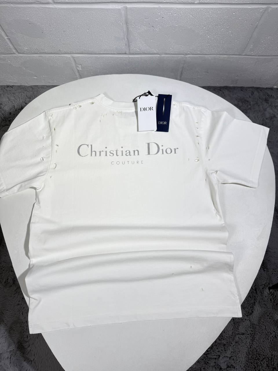 Christian Dior Couture T-Shirts Relaxed Fit in 2 Colors UK Reps AAA Quality
