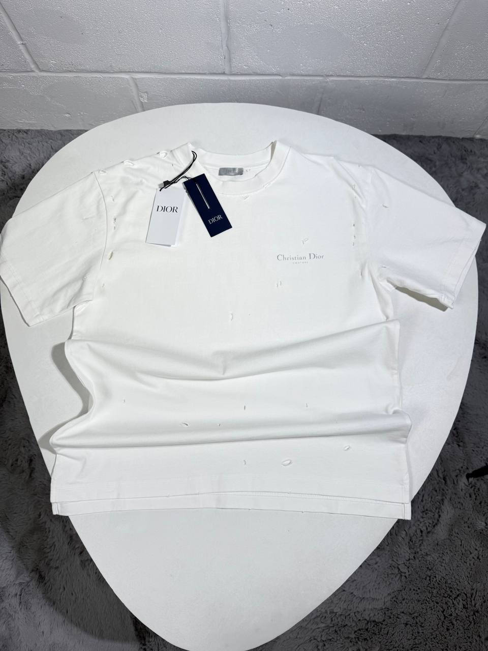 Christian Dior Couture T-Shirts Relaxed Fit in 2 Colors UK Reps AAA Quality