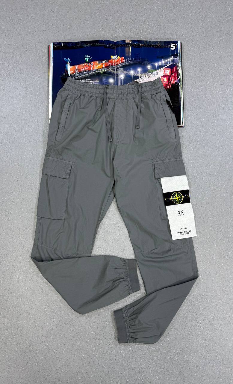 Stone Island Compass-Badge Reflective Mens Cargo Pants in Multiple Colors UK Reps AAA Quality