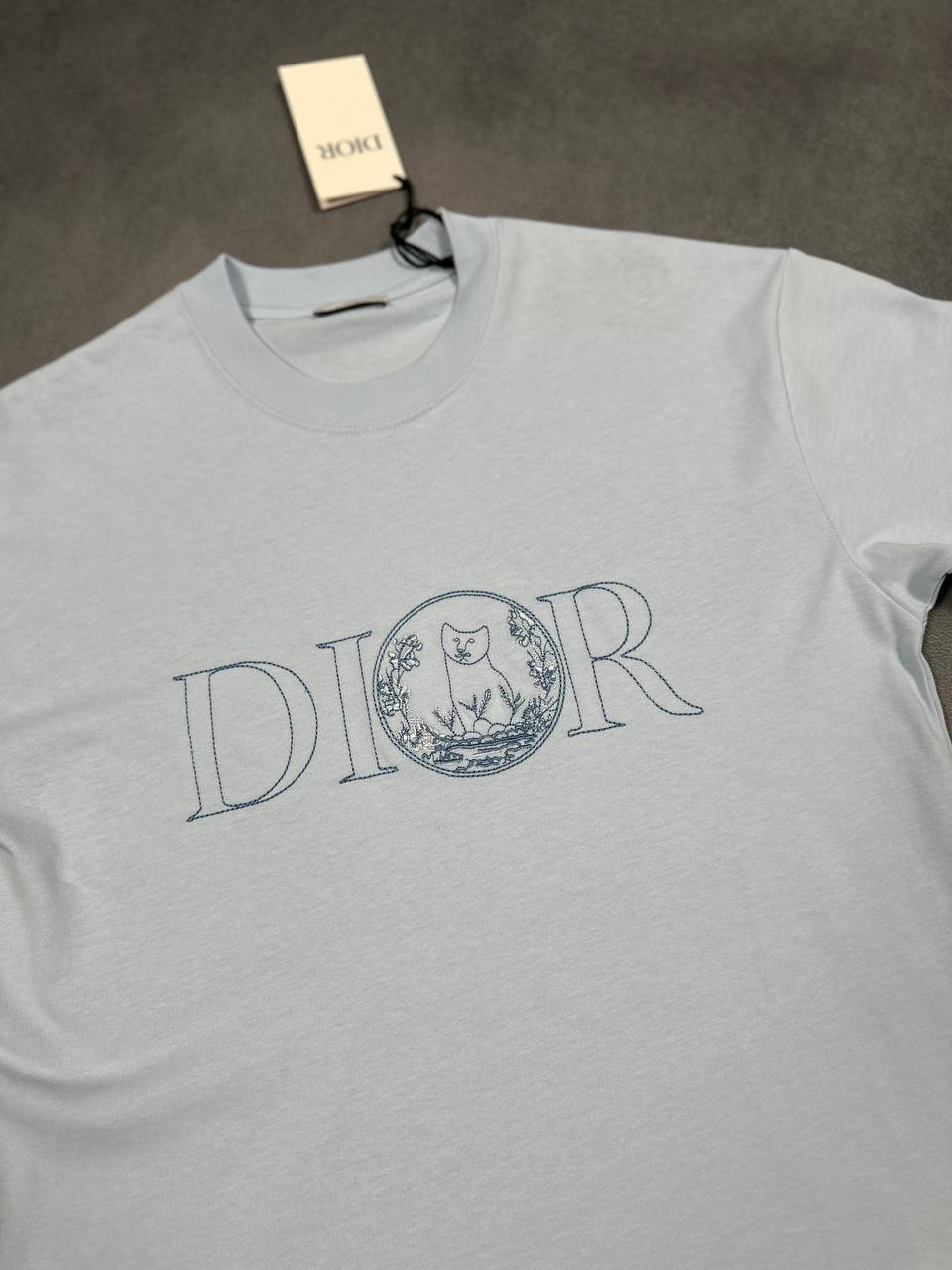 Christian Dior Hylton Nel Logo Printed T-Shirts Mens in Multiple Colors Best Sale UK Reps AAA Quality