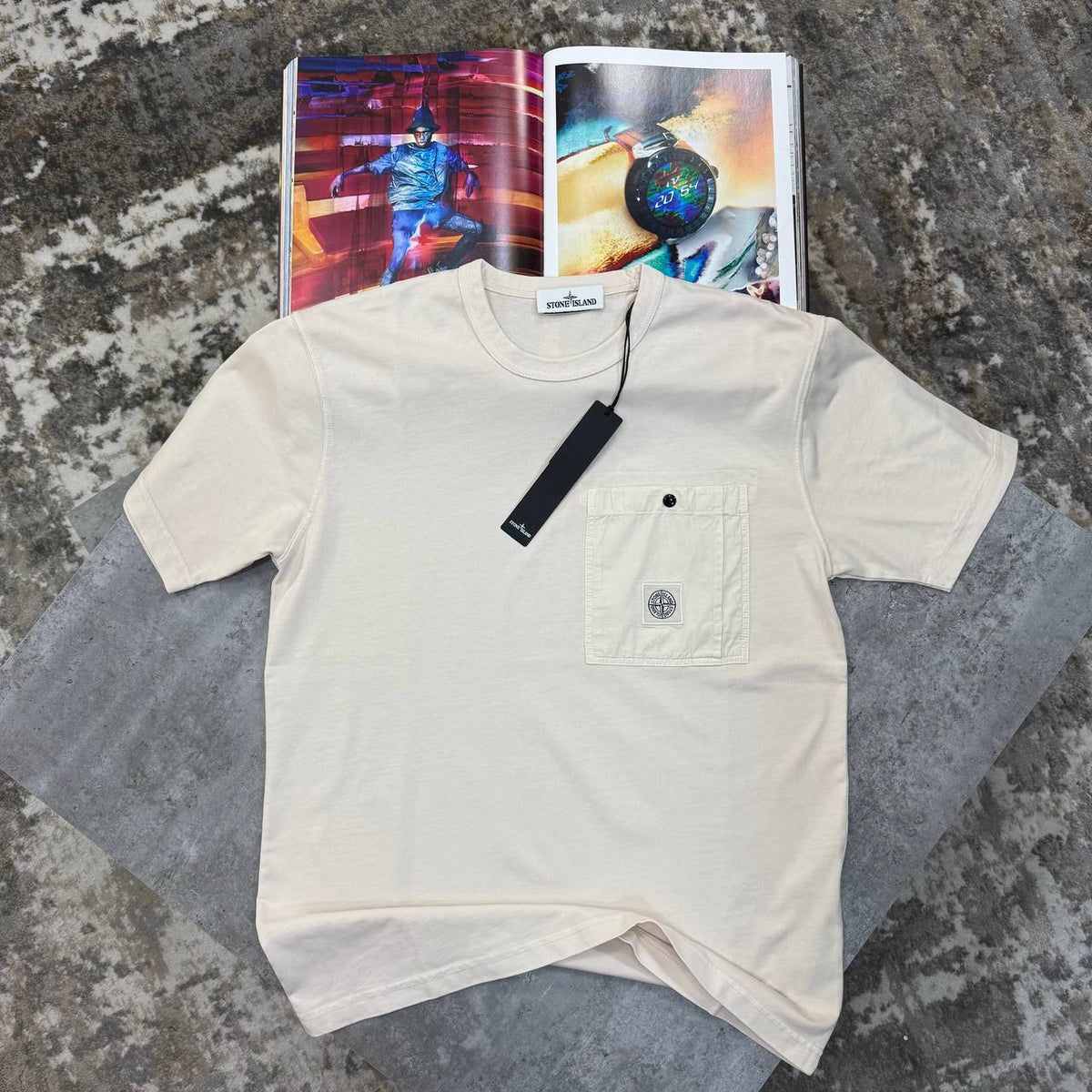 Stone Island Combed Organic Cotton Jersey Mens T-Shirts UK Reps Premium Quality