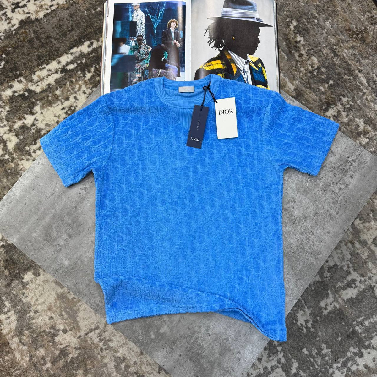 Dior Oblique Relaxed-Fit T-Shirt Mens UK Reps Premium Quality