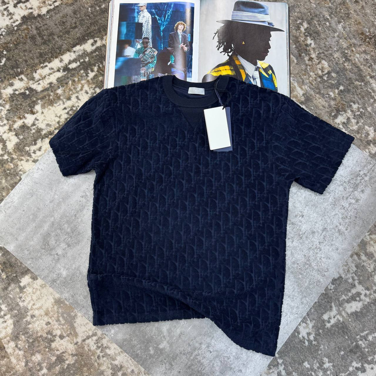 Dior Oblique Relaxed-Fit T-Shirt Mens UK Reps Premium Quality
