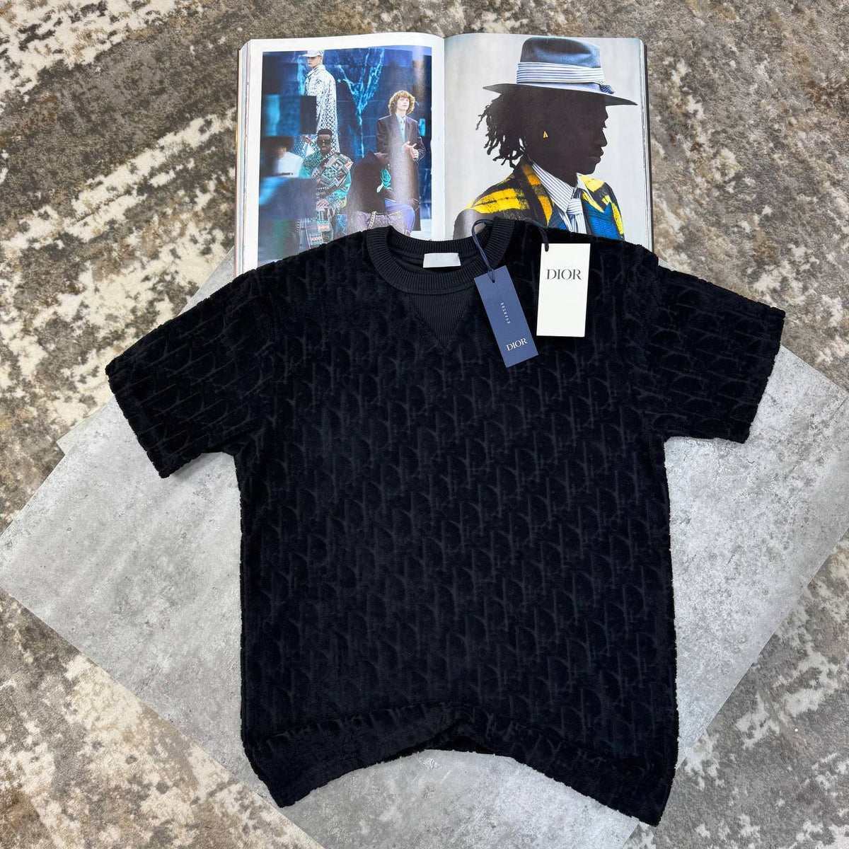 Dior Oblique Relaxed-Fit T-Shirt Mens UK Reps Premium Quality