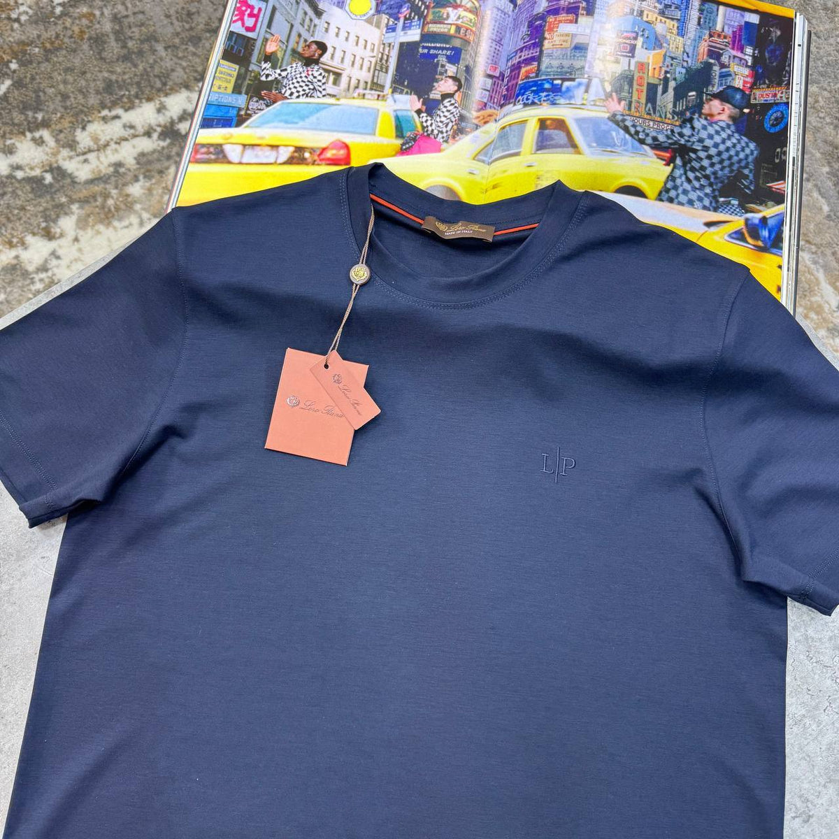 Loro Piana Essential Logo Embroidered T-shirts Mens UK Reps Premium Quality