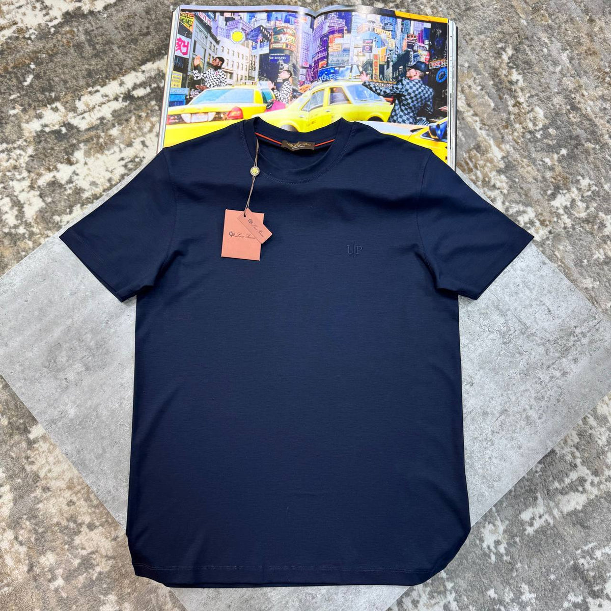 Loro Piana Essential Logo Embroidered T-shirts Mens UK Reps Premium Quality