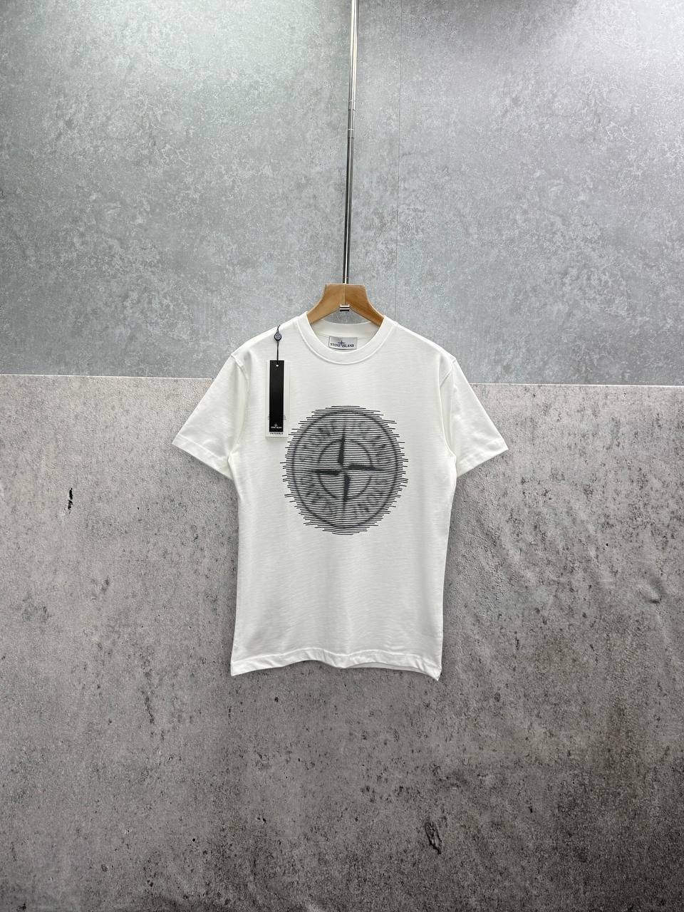 Stone Island Optical Logo Men's T-Shirts Mens in 2 Colors UK Reps AAA Quality