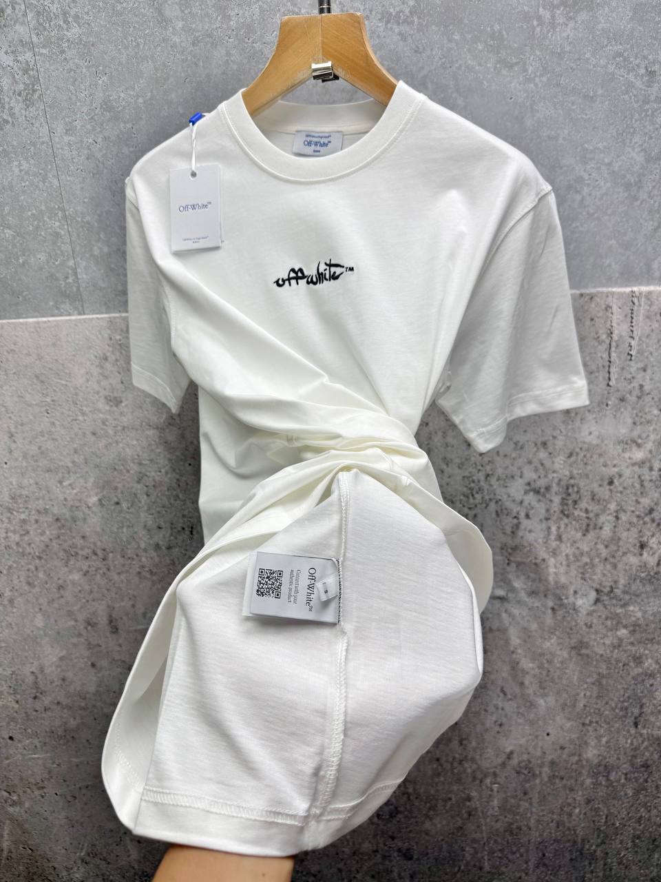Off-White C/O Virgil Abloh Paint Arrow T-Shirts Mens in 2 Colors Short Sleeves UK Reps AAA Quality