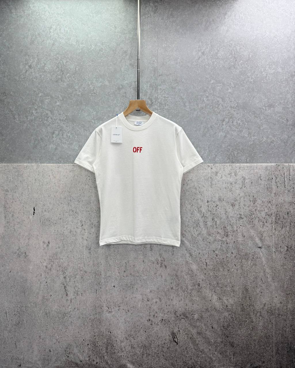 Off-White Smile Arrow T-Shirts Mens in 2 Colors Short Sleeves UK Reps AAA Quality