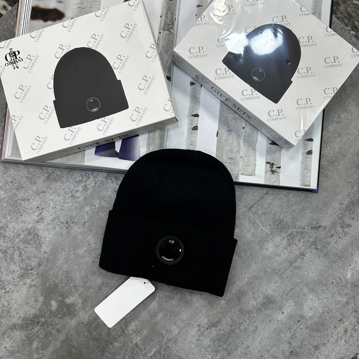 CP Company Extrafine Lens Beanie UK Reps Premium Quality