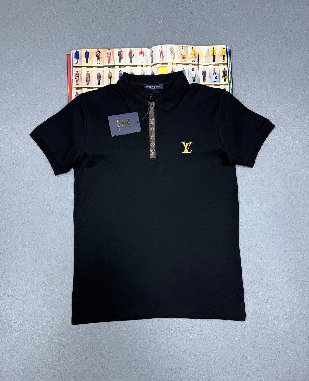 Louis Vuitton Premium Quality Polo Shirts for Men in 2 Colors UK Reps AAA Quality