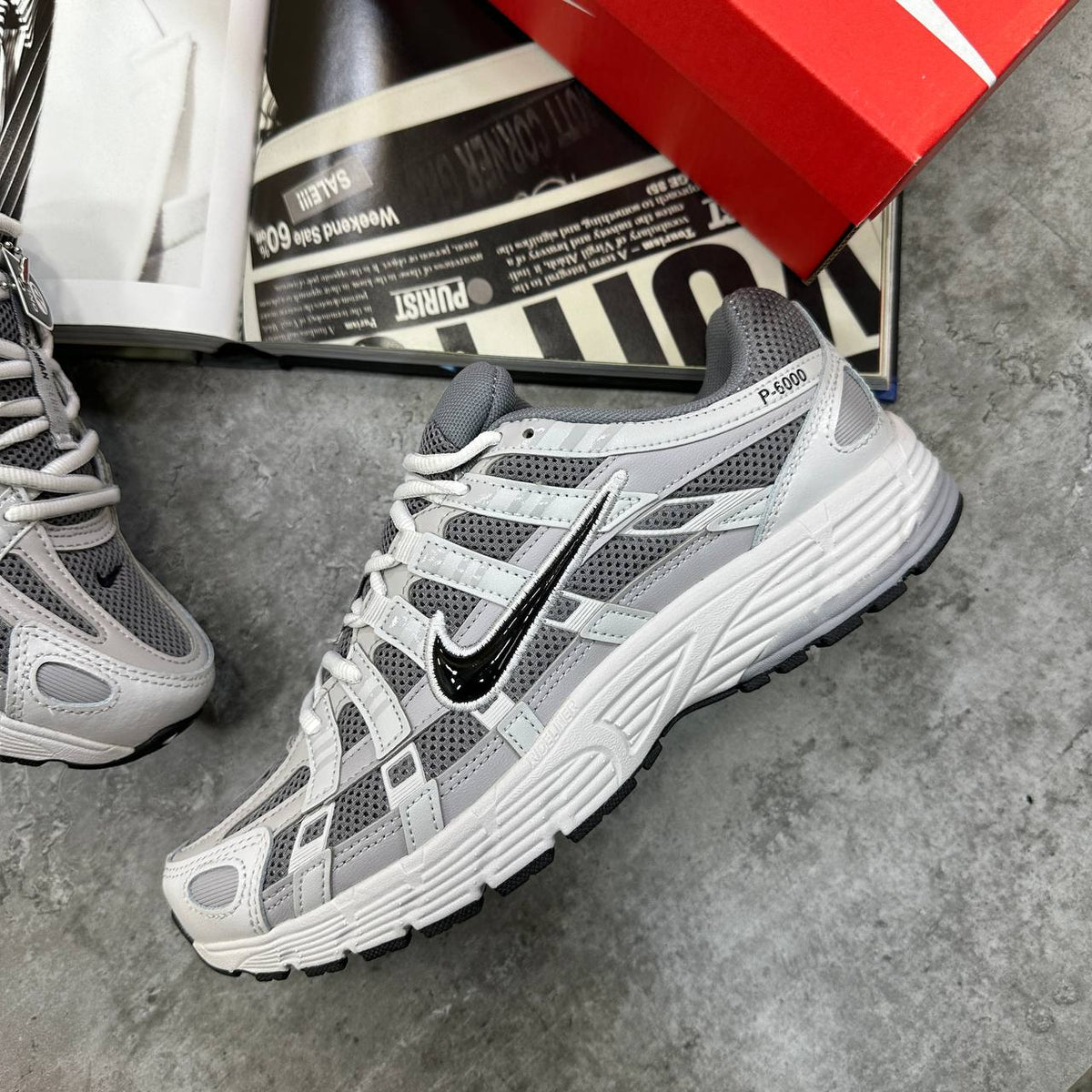 Nike P-6000 "Vast Grey" Trainers UK Reps Superclone Quality