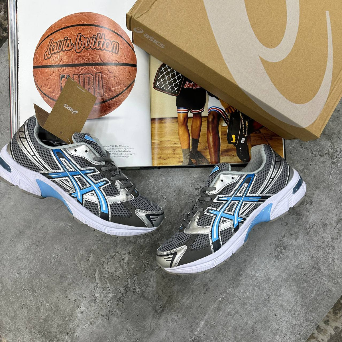 Asics Gel-Nyc Gravel Mesh Mens Trainers UK Reps Superclone Quality