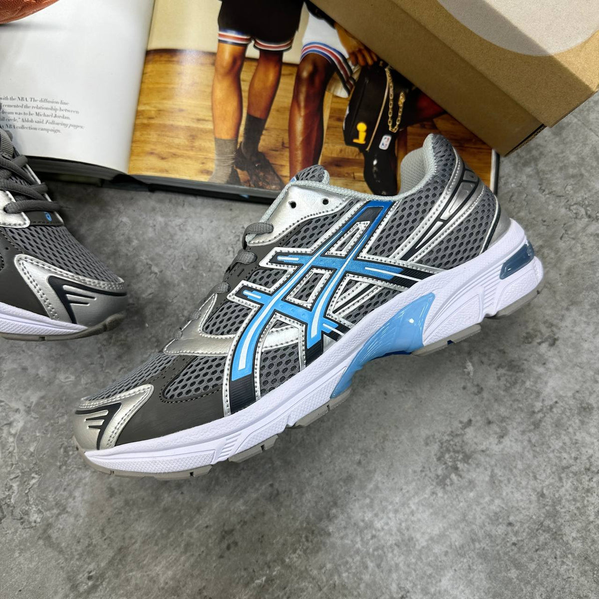 Asics Gel-Nyc Gravel Mesh Mens Trainers UK Reps Superclone Quality