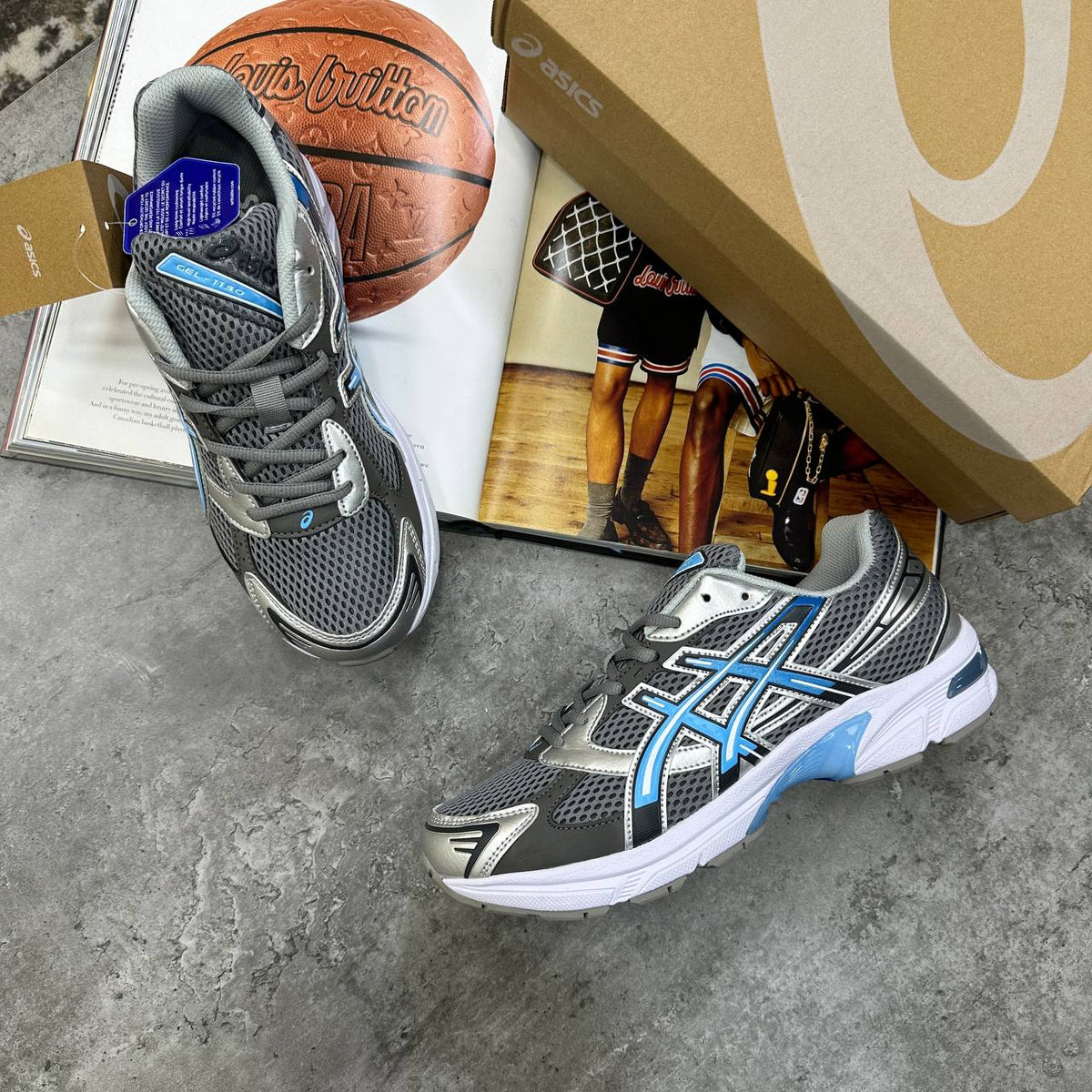 Asics Gel-Nyc Gravel Mesh Mens Trainers UK Reps Superclone Quality
