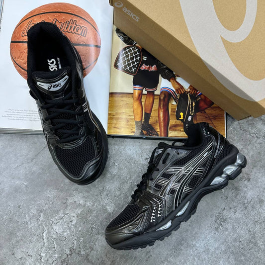 Asics Gel-Nyc Black/Pure Silver Mesh Mens Trainers UK Reps Superclone Quality