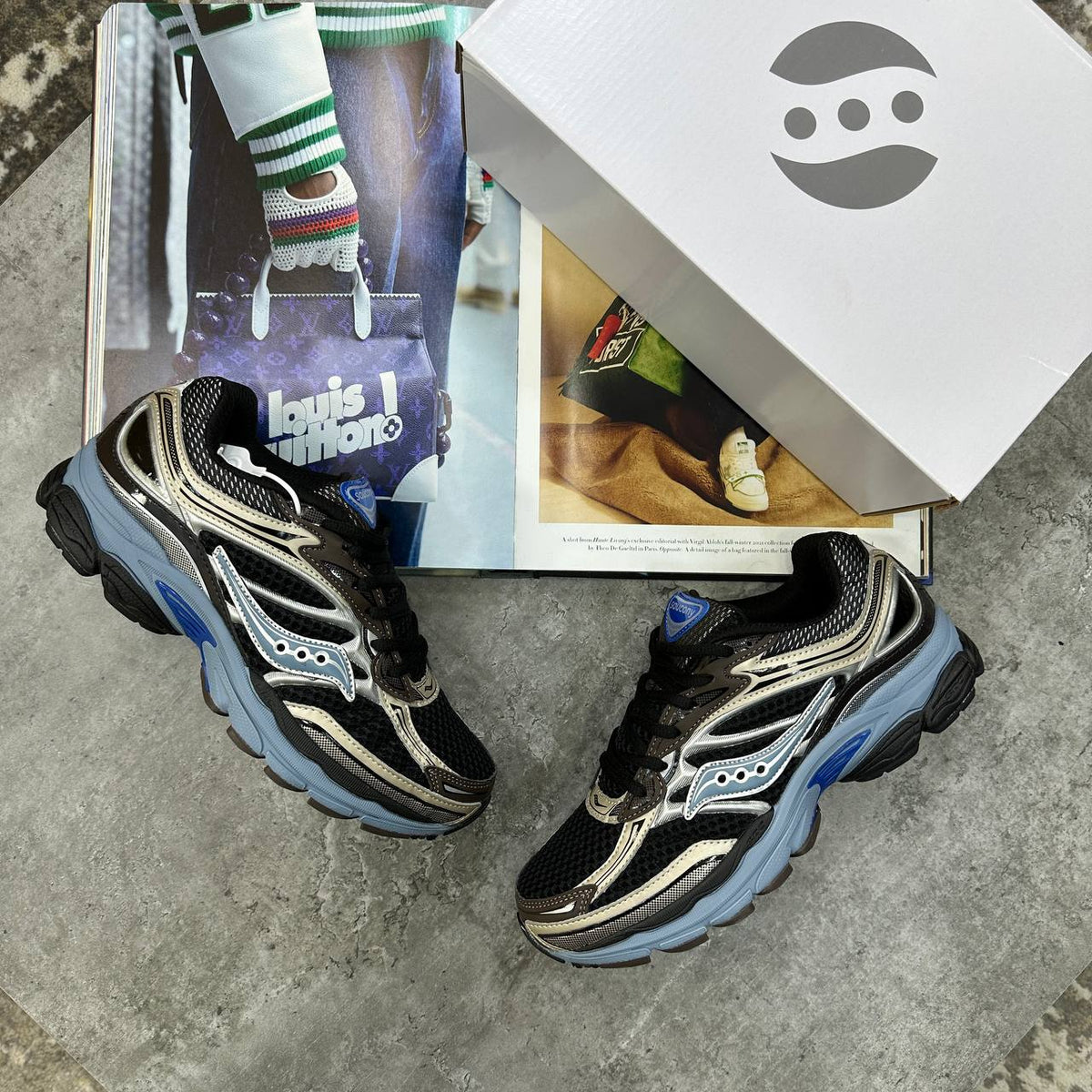 Saucony ProGrid Omni 9 "Torte" Mens Trainers UK Reps Superclone Quality