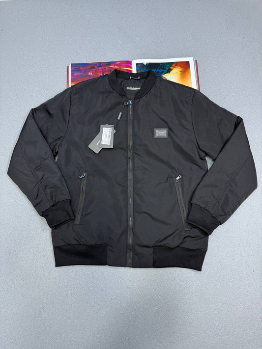 Dolce & Gabbana Logo-Tag Nylon Padded Bomber Jackets Mens in Multiple Colors UK Reps AAA Quality