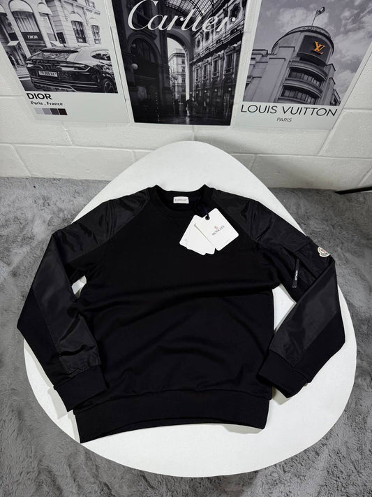 Moncler Crew Neck Full Sleeves Logo Patch Sweatshirts for Men in Multiple Colors UK Reps AAA Quality