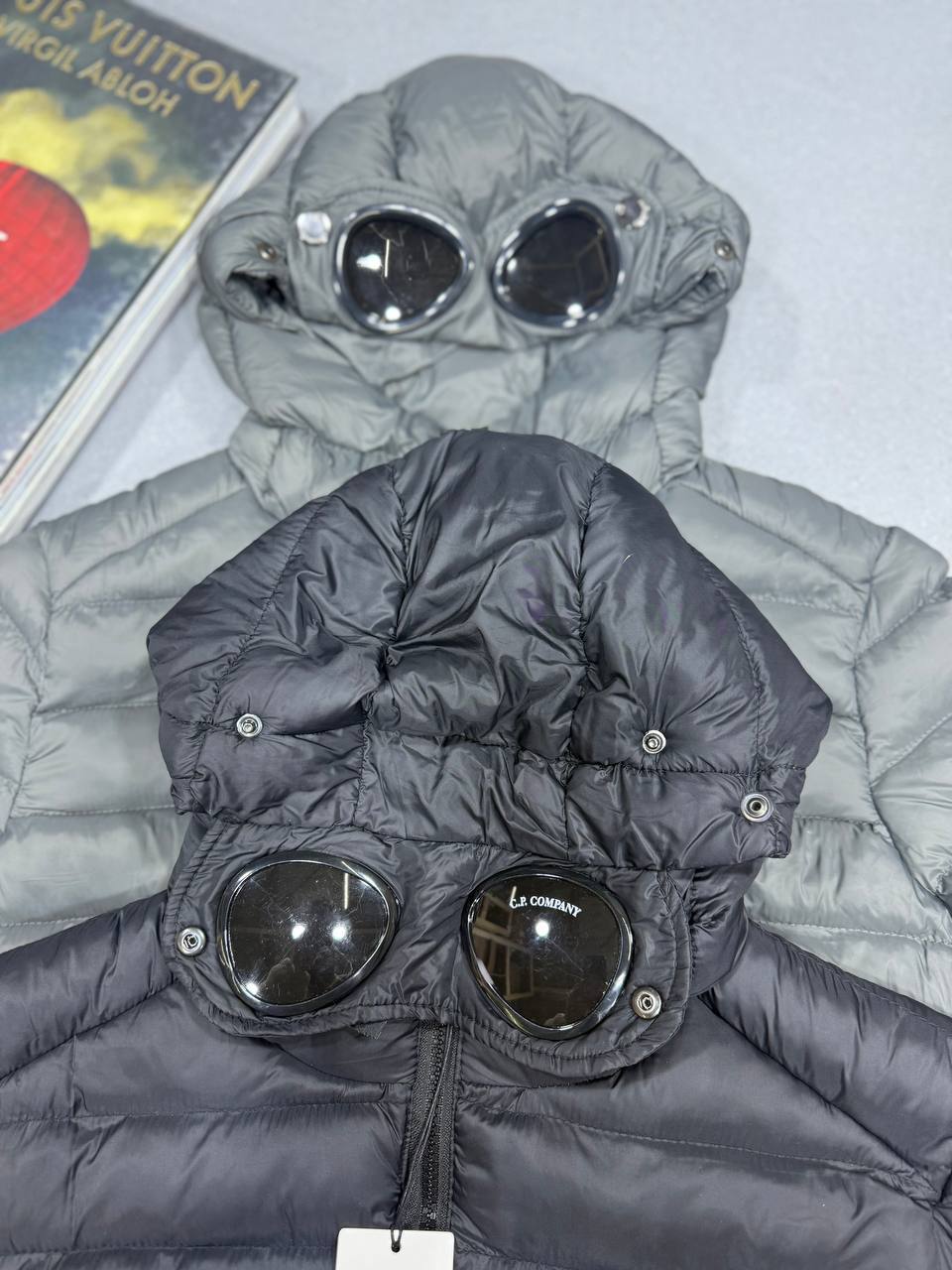 CP Company With Puffer Goggle Down Winter Jackets Mens in 2 Colors UK Reps AAA Quality
