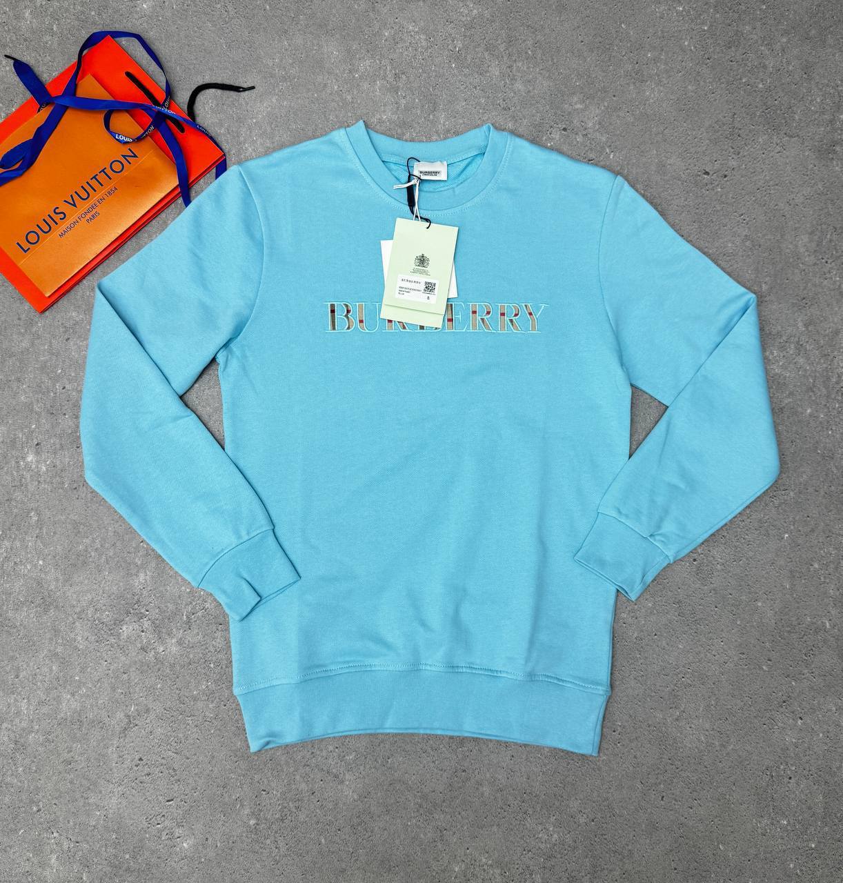 Burberry Big Logo Cotton Mens Sweatshirts in Multiple Colors UK Reps AAA Quality