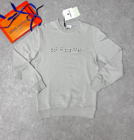 Burberry Big Logo Cotton Mens Sweatshirts in Multiple Colors UK Reps AAA Quality