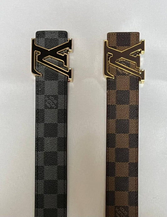 Louis Vuitton Premium LV Initiales Belts for Mens in 2 Colors UK Reps AAA Quality