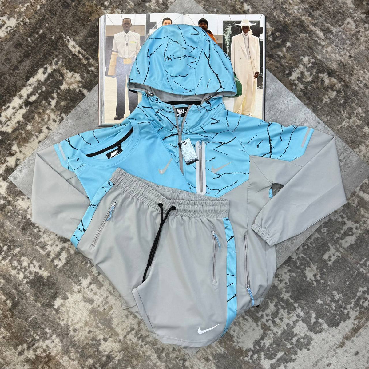 Nike Graphic Trio Gym Set Mens UK Reps Premium Quality