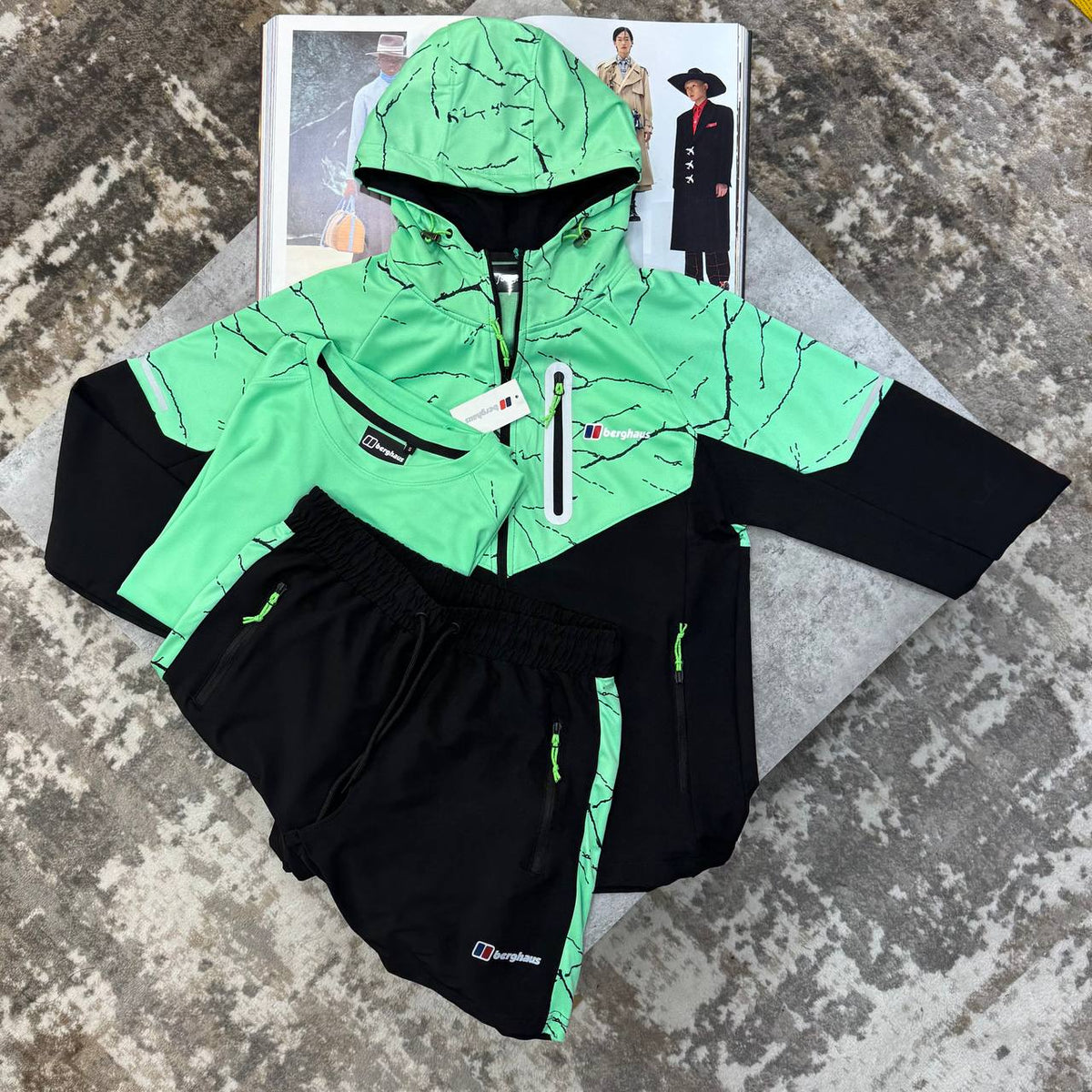 Berghaus 3-Piece Full Zip Tracksuit Set Mens UK Reps Premium Quality