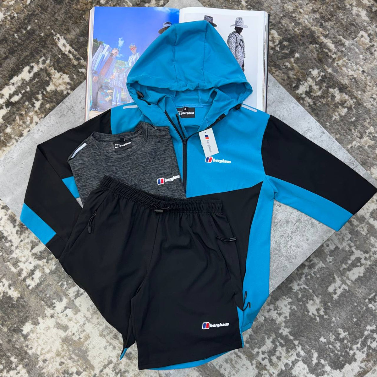 Berghaus 3-Piece Technical Tracksuit Set Mens UK Reps Premium Quality