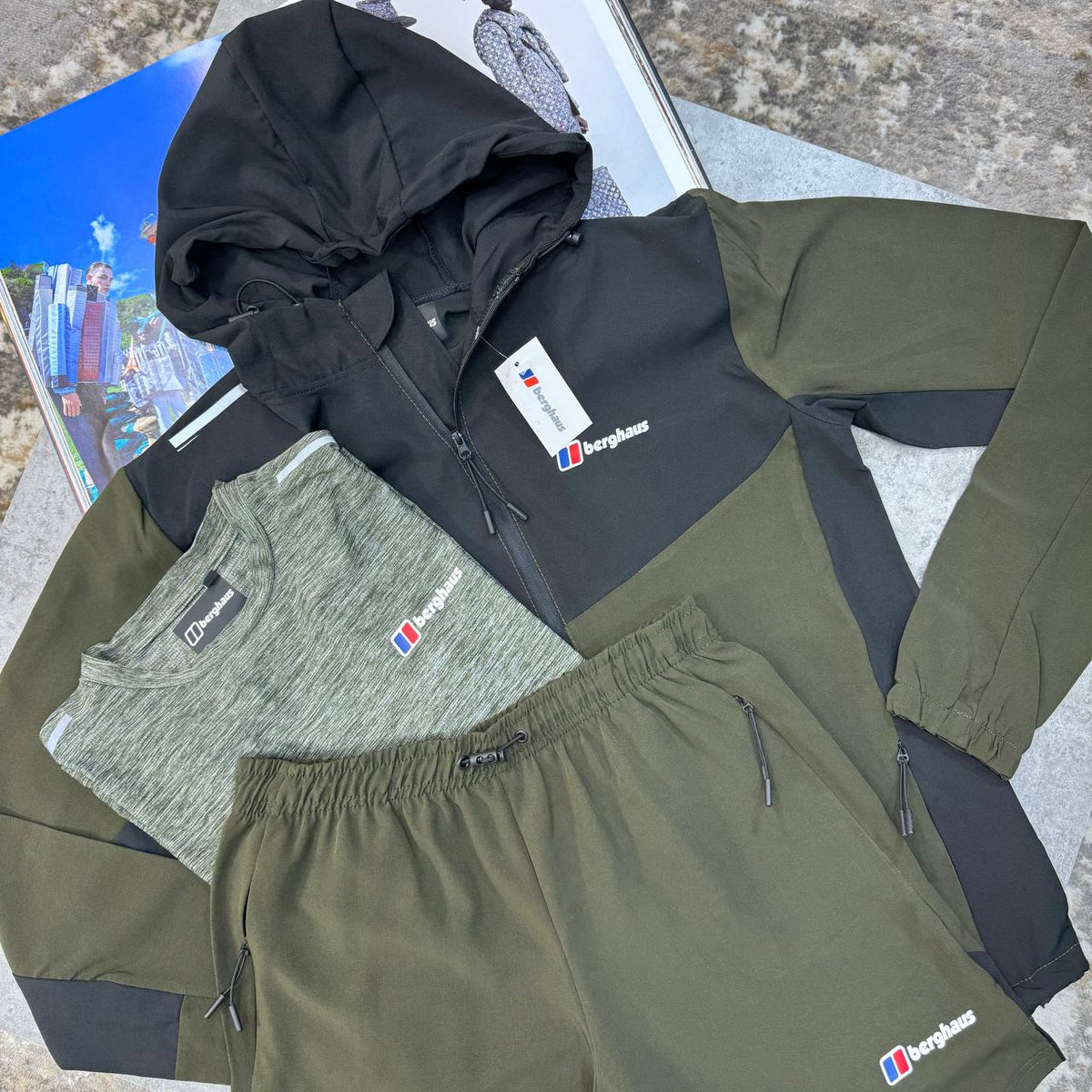 Berghaus 3-Piece Technical Tracksuit Set Mens UK Reps Premium Quality