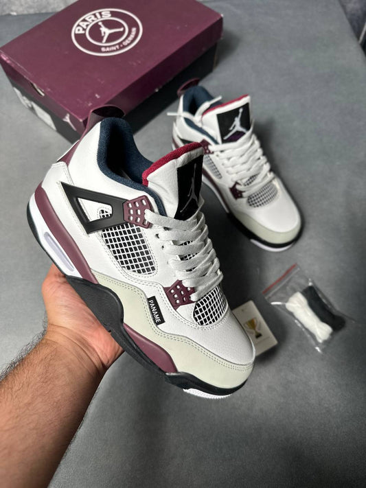 Nike Air Jordan 4 Retro PSG Paris Saint-Germain Premium Mens Trainers Best Sale UK Reps AAA Quality