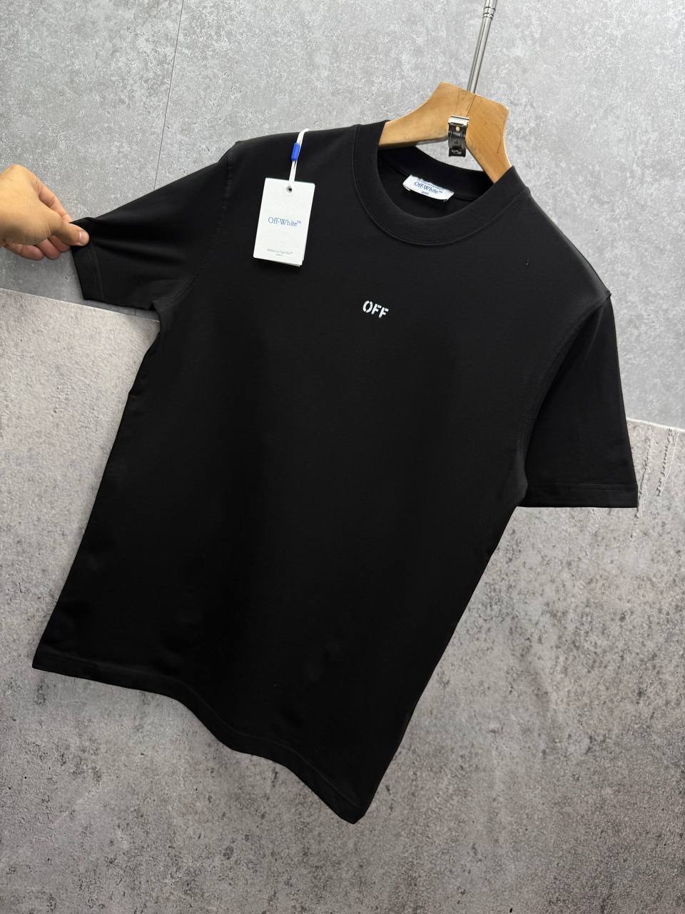 Off-White T-shirts Mens with Anime 3D Print Short Sleeve in 2 Colors UK Reps AAA Quality