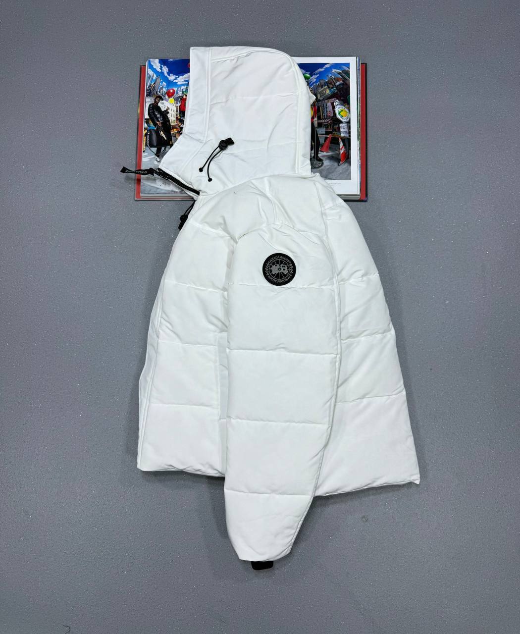 Canada Goose MacMillan Parka Black Label Jacket Mens in White Best Sale UK Reps AAA Quality