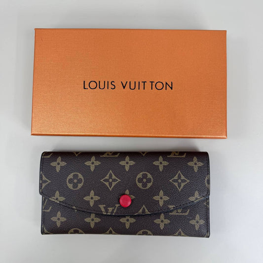 Louis Vuitton Clemence Womens Purse Monogram Canvas Brown UK Reps AAA Quality