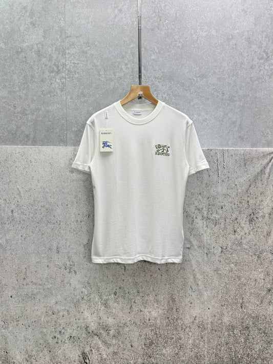 Burberry Sp25 T-Shirts Mens Round Neck Short Sleeves in 2 Colors UK Reps AAA Quality