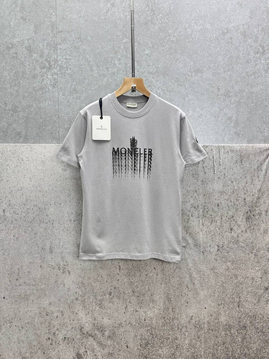 Moncler Faded Logo Cotton T-Shirts Mens in Multiple Colors UK Reps AAA Quality