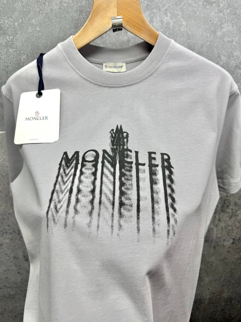 Moncler Faded Logo Cotton T-Shirts Mens in Multiple Colors UK Reps AAA Quality