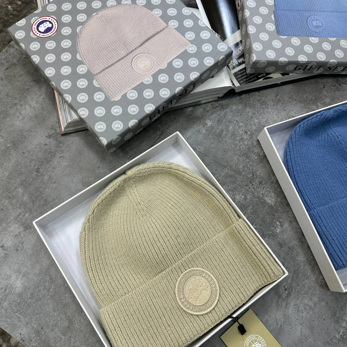 Canada Goose Arctic Toque Garment Dye Beanie UK Reps Premium Quality