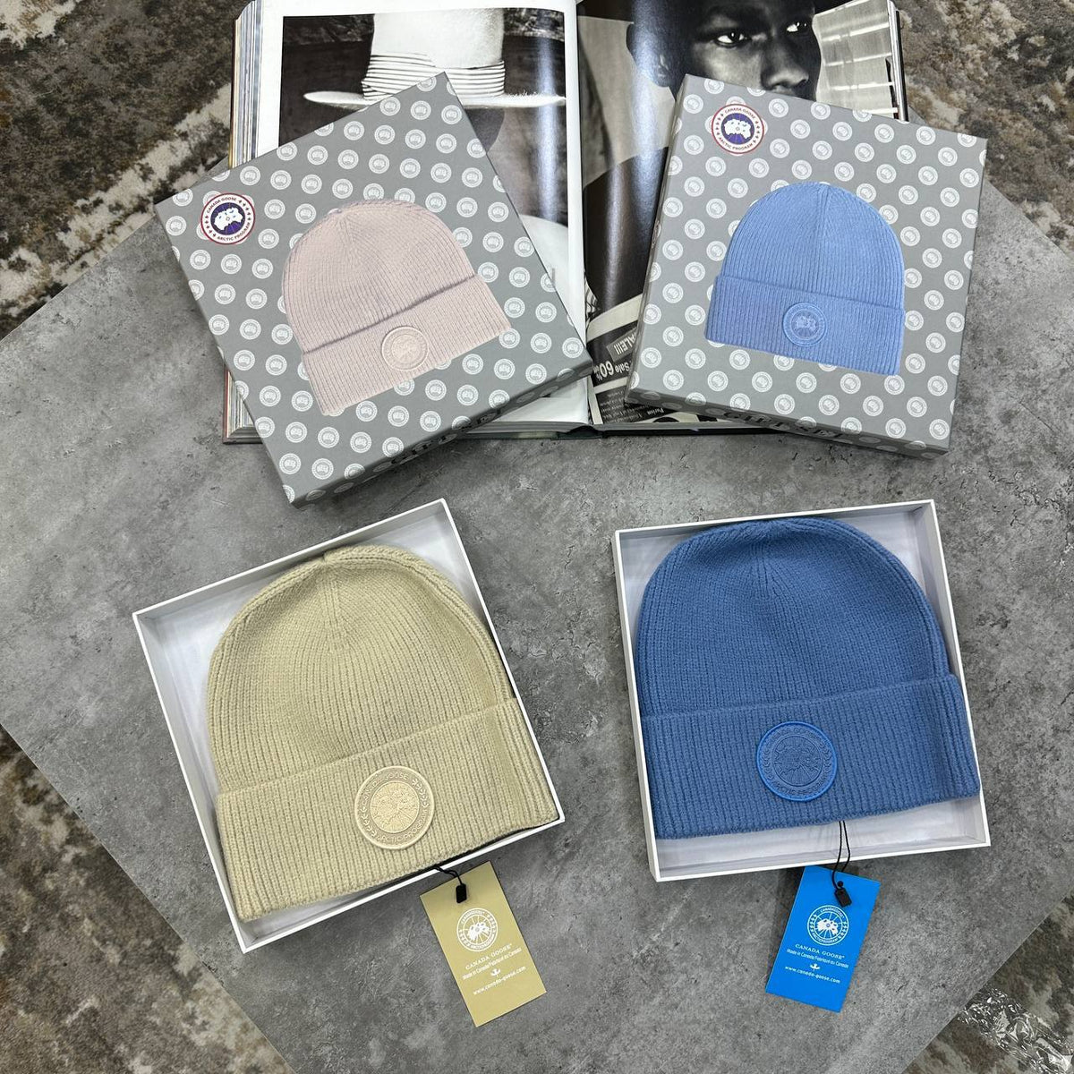 Canada Goose Arctic Toque Garment Dye Beanie UK Reps Premium Quality