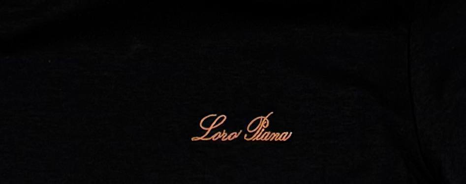 Loro Piana Logo Printed T-shirts Round Neck Mens in 2 Colors UK Reps AAA Quality