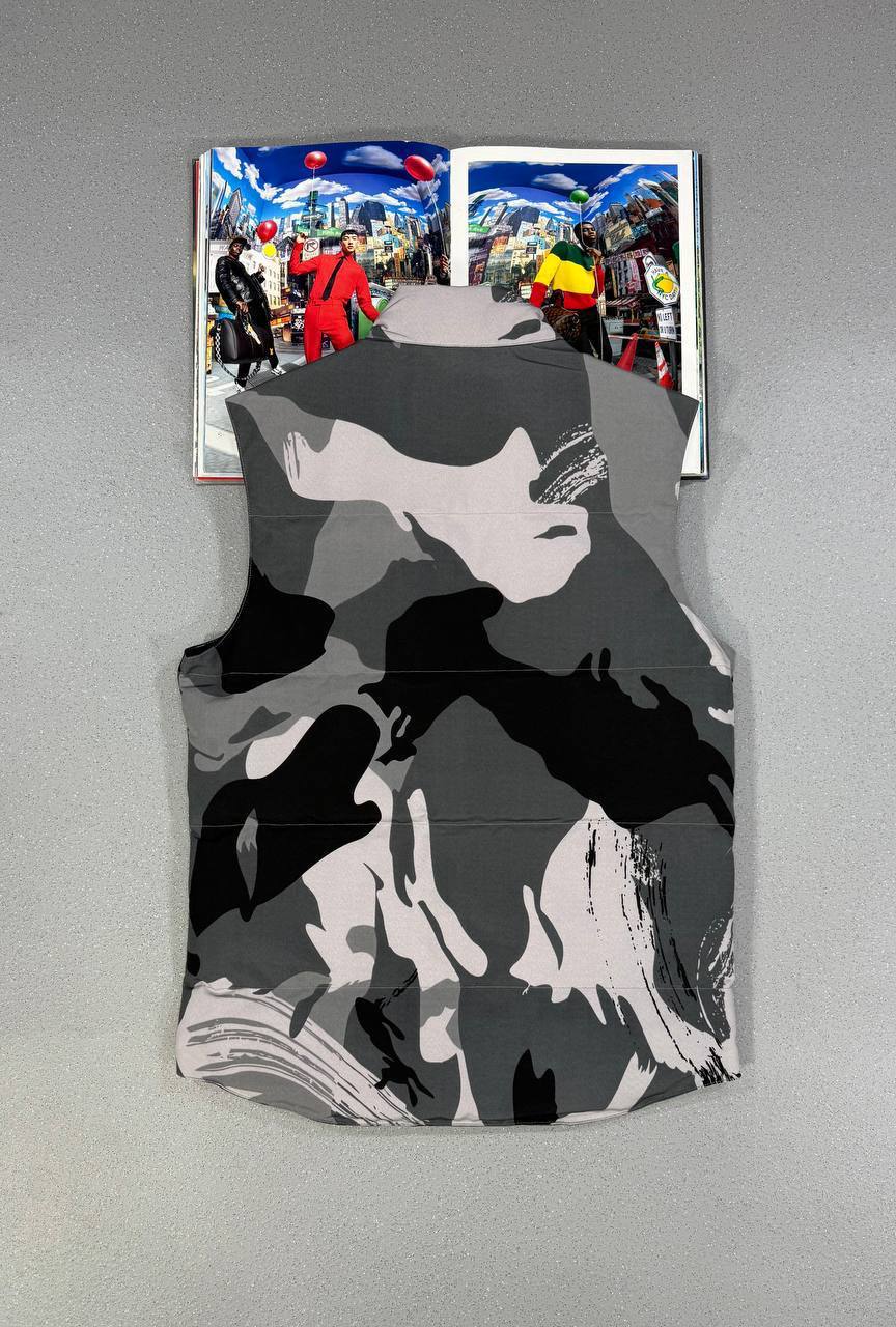 Canada Goose Freestyle Crew Camouflage Gilets Logo Patch Mens UK Reps AAA Quality